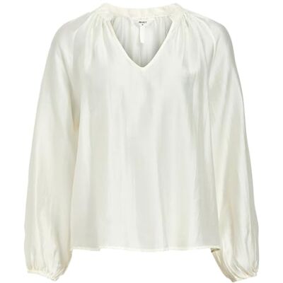 Object Objheidi L/S Lo V-hals Top Noos, cloud dancer, 40 Object Objheidi L/S Lo V-hals Top Noos, cloud dancer, 40