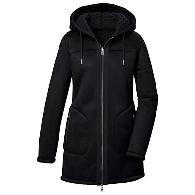 G.I.G.A. DX dames Omkeerbare parka/parka in suèdelook met capuchon GW 63 WMN PRK, schwarz, 40, 42387-000 G.I.G.A. DX dames Omkeerbare parka/parka in suèdelook met capuchon GW 63 WMN PRK, schwarz, 40, 42387-000