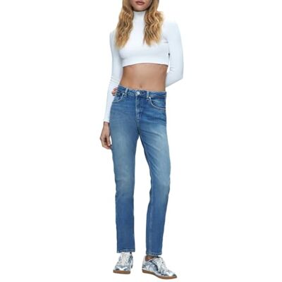 LTB Jeans Ronna B damesjeans in blauw High Rise gemaakt van katoenmix, maat 31, 34, blauw, 31W / 34L LTB Jeans Ronna B damesjeans in blauw High Rise gemaakt van katoenmix, maat 31, 34, blauw, 31W / 34L