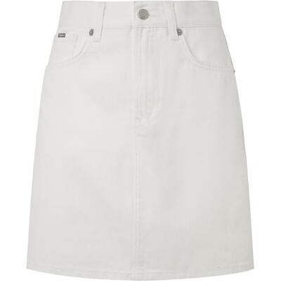 Pepe Jeans Dames minirok Hw Coated, Blauw (Denim), XL, Blauw (Denim), XL Pepe Jeans Dames minirok Hw Coated, Blauw (Denim), XL, Blauw (Denim), XL