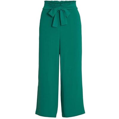 VILA Viwinnie Rasha Hw Wide 7/8 Culotte broek, ultra marine groen, 34 VILA Viwinnie Rasha Hw Wide 7/8 Culotte broek, ultra marine groen, 34