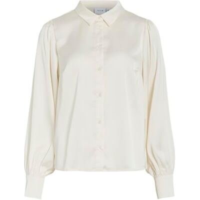 VILA Vienna Ravenna L/S Balloon Shirt Noos, cloud dancer, 36 VILA Vienna Ravenna L/S Balloon Shirt Noos, cloud dancer, 36
