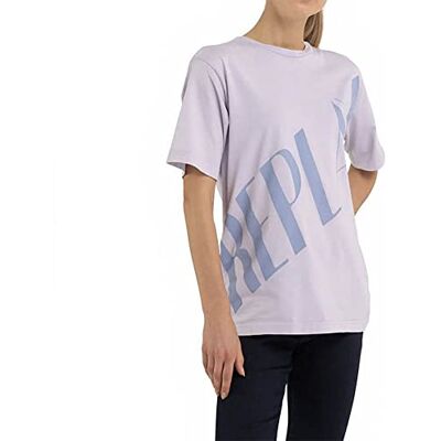 REPLAY W3698b dames T-shirt, 273 Lavender, XS REPLAY W3698b dames T-shirt, 273 Lavender, XS