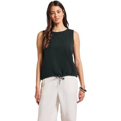 Street One Dames mousseline blouse top, groen (pijnboom), 44 Street One Dames mousseline blouse top, groen (pijnboom), 44