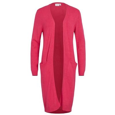 VILA Viril Long L/S Knit Cardigan Noos, jazzy, L VILA Viril Long L/S Knit Cardigan Noos, jazzy, L