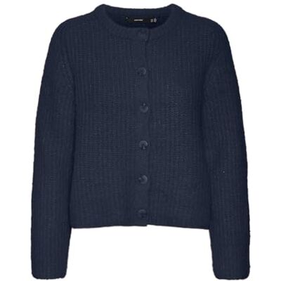 VERO MODA Vmawsome gebreid damesvest, navy blazer, S VERO MODA Vmawsome gebreid damesvest, navy blazer, S
