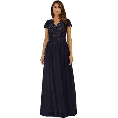 APART Fashion ApartFashion Formele avondjurk voor dames, nachtblauw-nude, 34 APART Fashion ApartFashion Formele avondjurk voor dames, nachtblauw-nude, 34