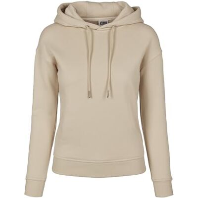 Urban Classics Biologische capuchontrui voor dames, zand, S Urban Classics Biologische capuchontrui voor dames, zand, S