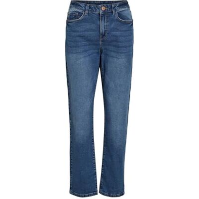 VILA Vialice Jo MBD Rw Straight Noos Jeans voor dames, blauw (medium blue denim), 40W x 32L VILA Vialice Jo MBD Rw Straight Noos Jeans voor dames, blauw (medium blue denim), 40W x 32L