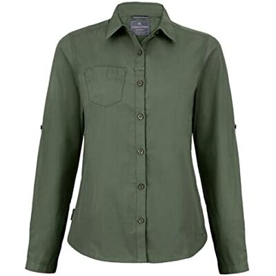 Craghoppers Dames Expert Womens Kiwi shirt met lange mouwen Button Down Shirt (Pack van 1) Craghoppers Dames Expert Womens Kiwi shirt met lange mouwen Button Down Shirt (Pack van 1)