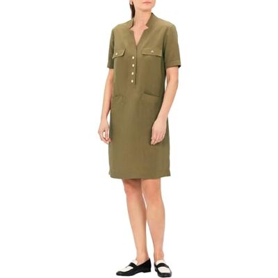 Caroll Korte jurk met korte mouwen, Groen, 42 Caroll Korte jurk met korte mouwen, Groen, 42