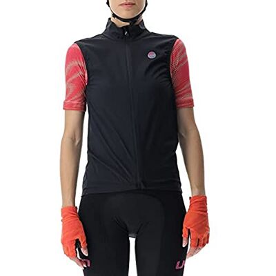 UYN Dames Biking Coreshell Vest - Zwart/Zwart - XL - Vest UYN Dames Biking Coreshell Vest - Zwart/Zwart - XL - Vest
