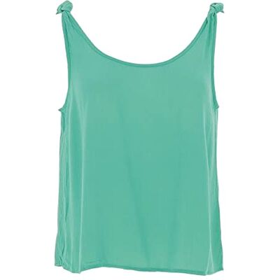 VERO MODA Vmmenny Singlet WVN Ga Top voor dames, bright green, L VERO MODA Vmmenny Singlet WVN Ga Top voor dames, bright green, L