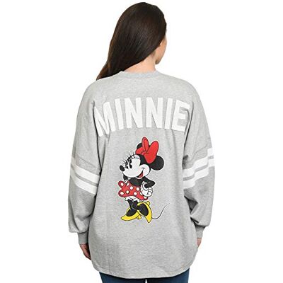 Disney Oversized Mickey Mouse Minnie Mouse shirt met lange mouwen voor dames Disney Oversized Mickey Mouse Minnie Mouse shirt met lange mouwen voor dames