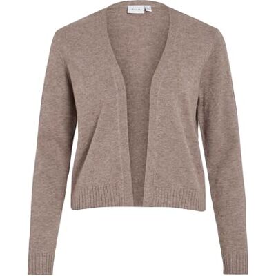 VILA Viril Short L/S Knit Cardigan-Noos, falcon, XXL VILA Viril Short L/S Knit Cardigan-Noos, falcon, XXL