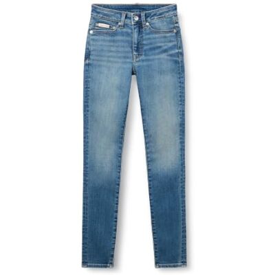 Calvin Dames Mid Rise Skinny Vintage Canyon LV047F704G Jeans, Blauw, 25W/32L Calvin Dames Mid Rise Skinny Vintage Canyon LV047F704G Jeans, Blauw, 25W/32L
