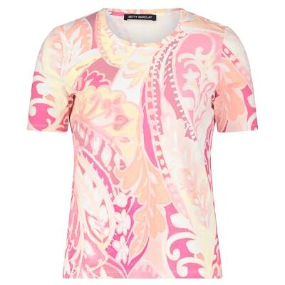 Betty Barclay T-shirt voor dames, rosé/geel, 36 Betty Barclay T-shirt voor dames, rosé/geel, 36