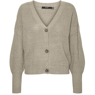 VERO MODA Dames Vmlea Ls V-hals Cuff Cardigan Noos gebreide jas, Laurel Oak, S VERO MODA Dames Vmlea Ls V-hals Cuff Cardigan Noos gebreide jas, Laurel Oak, S