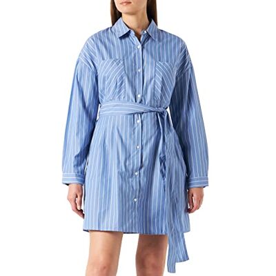 HUGO Kelenn Jurk voor dames, medium blue425, niet gediend HUGO Kelenn Jurk voor dames, medium blue425, niet gediend