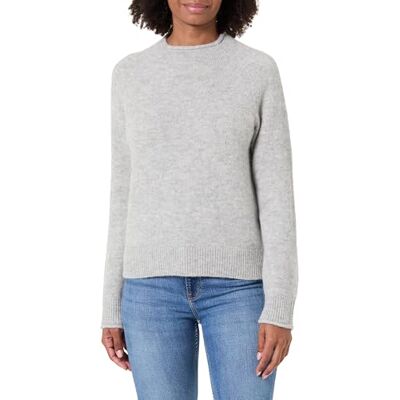 Boss Dames C_fesperanasy Knitted_Sweater, Licht/pastel grijs, M Boss Dames C_fesperanasy Knitted_Sweater, Licht/pastel grijs, M