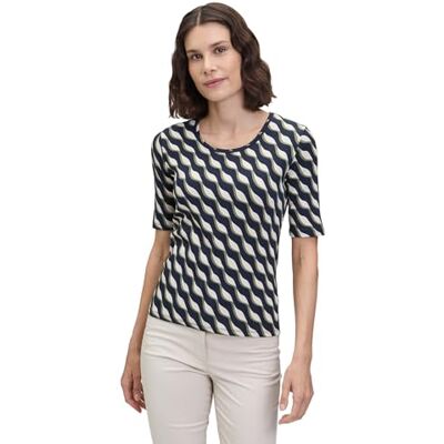 Betty Barclay T-shirt voor dames, donkerblauw/groen, 38 Betty Barclay T-shirt voor dames, donkerblauw/groen, 38