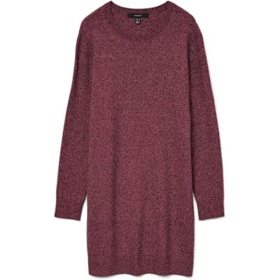VERO MODA Damen VMDOFFY LS O-NECK DRESS GA NOOS 10215523 Gebreide jurk VERO MODA Damen VMDOFFY LS O-NECK DRESS GA NOOS 10215523 Gebreide jurk
