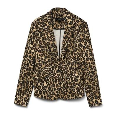 VERO MODA VMJULIA LS AOP Blazer JRS NOOS, Tigers Eye/Aop: verena, 34 VERO MODA VMJULIA LS AOP Blazer JRS NOOS, Tigers Eye/Aop: verena, 34