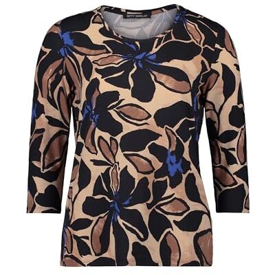 Betty Barclay T-shirt voor dames, zwart/blauw, 36 Betty Barclay T-shirt voor dames, zwart/blauw, 36