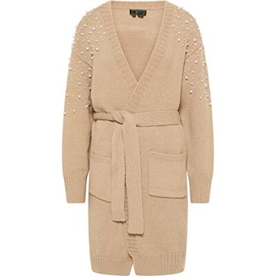 faina Dames Cardigan 11025481-FA010, beige, M/L, beige, M/L faina Dames Cardigan 11025481-FA010, beige, M/L, beige, M/L