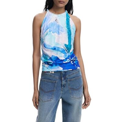 Desigual REPRIS_TS_Cris, 5139 Diva Blue, M, Blauw, M Desigual REPRIS_TS_Cris, 5139 Diva Blue, M, Blauw, M