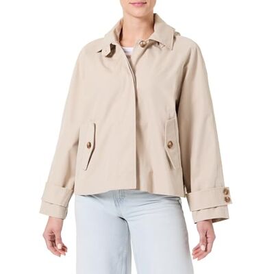 Caroll Parka, Cream TAN, 40 Caroll Parka, Cream TAN, 40