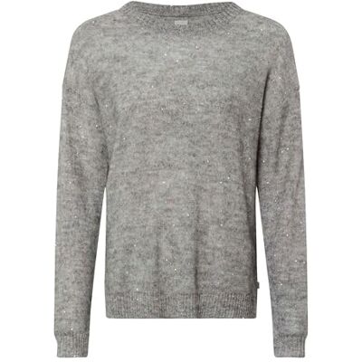 Brax Style.Lesley Lichtgewicht Alpaca Pailletten Pullover, 08 Cozy Grey, 44 Brax Style.Lesley Lichtgewicht Alpaca Pailletten Pullover, 08 Cozy Grey, 44