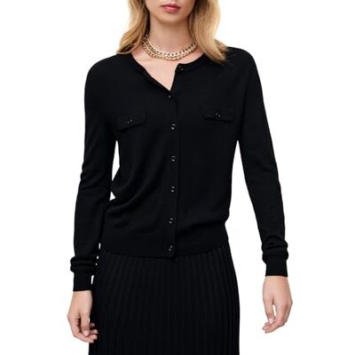 Caroll Vest, Black Beauty, L Caroll Vest, Black Beauty, L