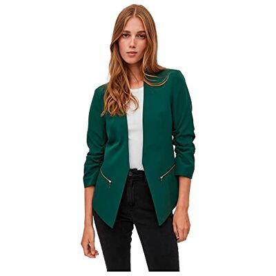 VILA Vijoy 3/4 Blazer Noos Blazer dames, Pineedle, 34 VILA Vijoy 3/4 Blazer Noos Blazer dames, Pineedle, 34