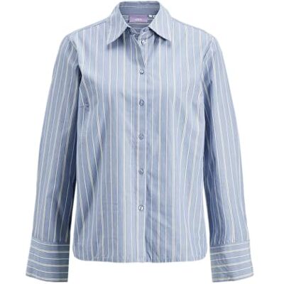 JJXX JACK & JONES Dames Jxtessa Ls Reg Poplin Shirt WVN Shirt, Coronet Blue/Stripes: streep, M JJXX JACK & JONES Dames Jxtessa Ls Reg Poplin Shirt WVN Shirt, Coronet Blue/Stripes: streep, M