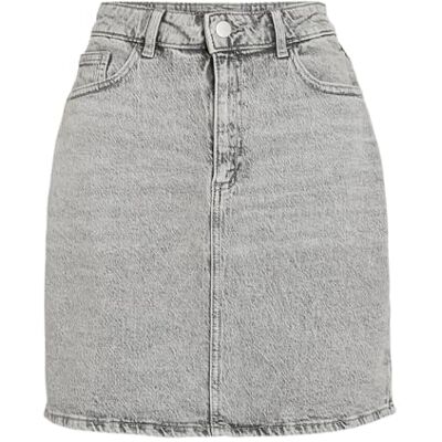 VILA Kaja Jaf Denim Rok 42, grijs, 42 VILA Kaja Jaf Denim Rok 42, grijs, 42
