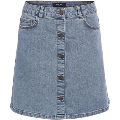 NOISY MAY NMRONNIE NW A SHAPE SKIRT VI375LB NOOS Minirok blauw S NOISY MAY NMRONNIE NW A SHAPE SKIRT VI375LB NOOS Minirok blauw S