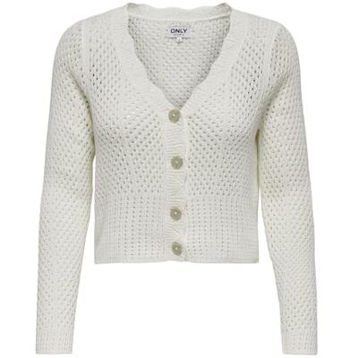 ONLY Onlroselia Ls V-hals Cardi KNT Nca, cloud dancer, L ONLY Onlroselia Ls V-hals Cardi KNT Nca, cloud dancer, L