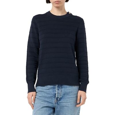 GANT Textured Cotton C-neck dames Pullover trui GANT Textured Cotton C-neck dames Pullover trui
