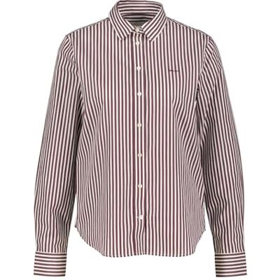 GANT REG Classic POPLIN gestreept shirt, rood, 34 GANT REG Classic POPLIN gestreept shirt, rood, 34
