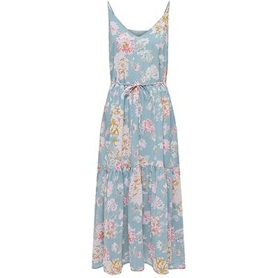 ONLY Dames Onlstar Life Fia Singlet Maxi Dress Ptm, Ether/Aop:ster Garden Flower, L ONLY Dames Onlstar Life Fia Singlet Maxi Dress Ptm, Ether/Aop:ster Garden Flower, L