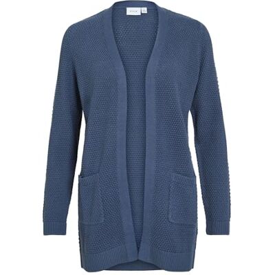 VILA Vidalo L/S Knit Cardigan- Noos, vintage indigo, S VILA Vidalo L/S Knit Cardigan- Noos, vintage indigo, S