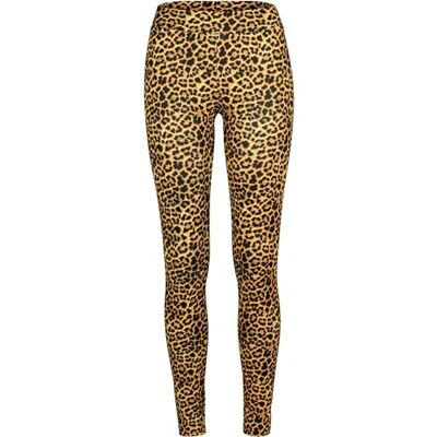 Urban Classics Dameslegging met dierenprint, yogabroek, lange streetwear en sportbroek met dierenvachtpatroon, Leeuw, 5XL Urban Classics Dameslegging met dierenprint, yogabroek, lange streetwear en sportbroek met dierenvachtpatroon, Leeuw, 5XL