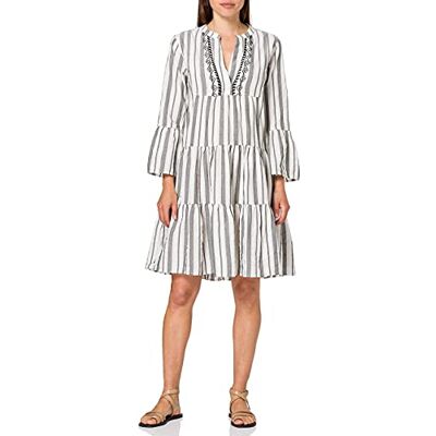 camel active Womenswear damesjurk, Off White Black, S camel active Womenswear damesjurk, Off White Black, S