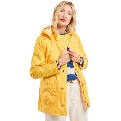 Armor-lux Armor Lux Parka "Audierne" voor dames, Geel, 48/4XL Armor-lux Armor Lux Parka "Audierne" voor dames, Geel, 48/4XL