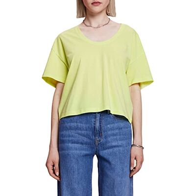 ESPRIT edc by Dames 053CC1K302 T-shirt, 760/lime geel, XXS, 760/Lime Yellow, XXS ESPRIT edc by Dames 053CC1K302 T-shirt, 760/lime geel, XXS, 760/Lime Yellow, XXS