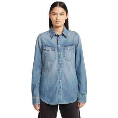 G-STAR RAW G-STAR Slim Western Shirt Ls Wmn dames Shirt G-STAR RAW G-STAR Slim Western Shirt Ls Wmn dames Shirt