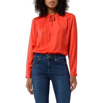 COMMA satijnen blouse met lange mouwen, 4294, 36 COMMA satijnen blouse met lange mouwen, 4294, 36