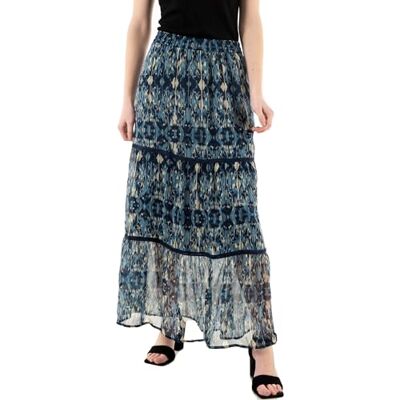 ONLY Dames Onlviva Life Maxi Rok Ptm Maxirok, Forever Blue, L ONLY Dames Onlviva Life Maxi Rok Ptm Maxirok, Forever Blue, L