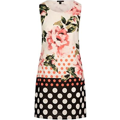 ApartFashion Damesjurk, casual avondjurk, veelkleurig, normaal, multicolor, XXL ApartFashion Damesjurk, casual avondjurk, veelkleurig, normaal, multicolor, XXL